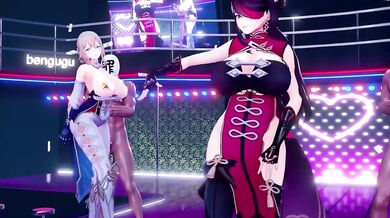 Genshin Impact - MMD Hentai Anime Parody