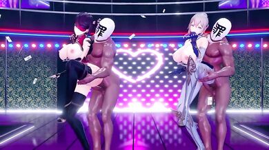 Genshin Impact - MMD Hentai Anime Parody