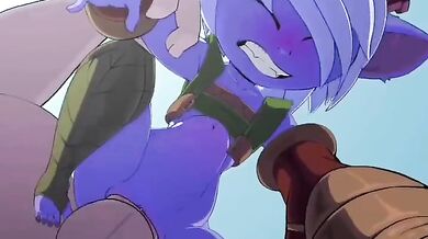 Tristana's Anal Attack with Braum