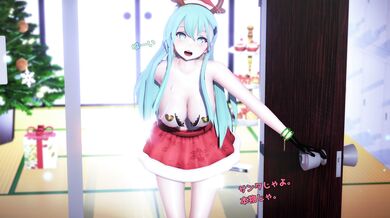 Santa's Naughty Christmas Blowjob with Suzuya