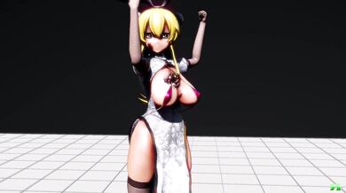 Horny Harbor Queen Shimakaze Pulls Out the Big Guns for a Wild Bash in 'Party Time Hurry Up' [MMD R18+]