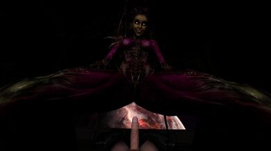 Space Seduction: Kerrigan's Zergling Threesome