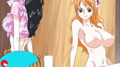 Nami and Chopper's Rough Shipwreck Bang