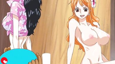 Nami and Chopper's Rough Shipwreck Bang