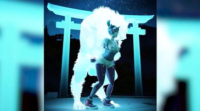 Bow Down to Kiriko's Intense Pleasure Sensations in this PMV