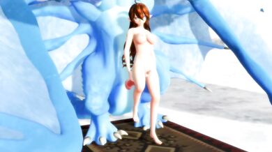Futa Dragons' Hot Sex in the Arctic Tundra