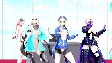 Fate/Grand Order: Cabinet (MMD) - A Lewd Anime Parody