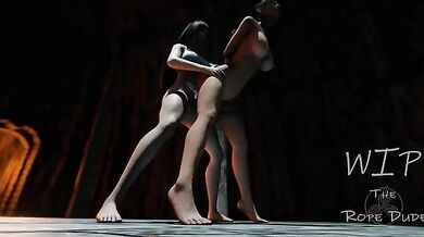 Lara's Abduction Part 3: Work-in-Progress Cycle Fuck, Scene 1