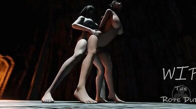 Lara's Abduction Part 3: Work-in-Progress Cycle Fuck, Scene 1