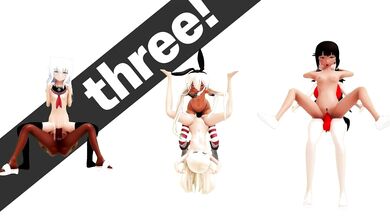 Fucking the Fleet Girls on Shimakaze's Ship - A Hardcore Threesome [XXX]