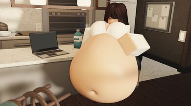 Cum-thirsty bimbo gets devoured in Roblox rape fantasy