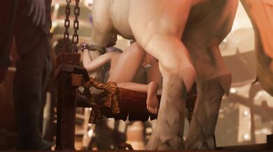 Jaina and Horse Get It On in Animalistic Rough Sex Compilation