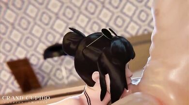 Watch Mei From Overwatch Get Her Pussy Licked and Fucked in Every Hole