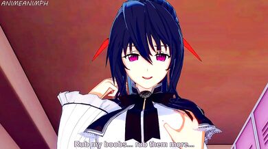 Big Boobs and Busty Babes in High School: Akeno Himejima's Sexy Adventures