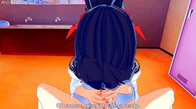 Big Boobs and Busty Babes in High School: Akeno Himejima's Sexy Adventures