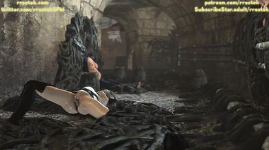 Alien Breeding: Miranda's FemShep Taken by Xenomorphs with Ashley