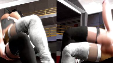 Twin Peaks: 2B and 2P's Sexy Split-Screen Shenanigans