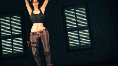 Claire Redfield Gyrates Her Sexy Ass in the Lambada Dance!