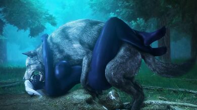 Naughty Queen and Horny Wolf: A Forbidden Lustful Encounter [Noname55]