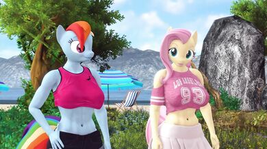 Rainbow Dash's Anal Invasion of Fluttershy [Zziowin]