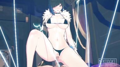 Fucking the Frog-like Demoness in Yelan from Genshin Impact, Kodoki's Way!
