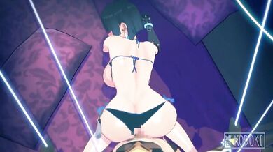 Fucking the Frog-like Demoness in Yelan from Genshin Impact, Kodoki's Way!