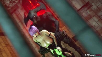 Ayane vs Demon