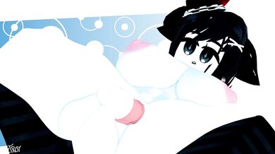 Liz Rides Horse Cock in Roblox