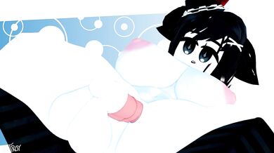 Liz Rides Horse Cock in Roblox
