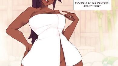 Yoruichi's Nude Soak: A Racy Bathhouse Romp