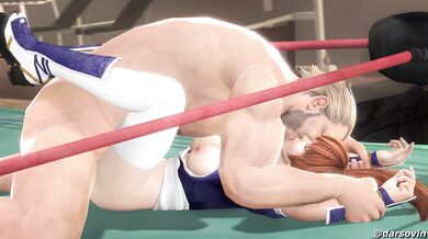 Kasumi's Deep Throat Debut with Bass in a Missionary Position While He's on Top of Her and She Screams out 'Darsovin' as She Cums