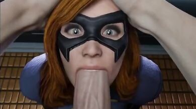 Slutty Batgirl Gets Her Muff Stuffed