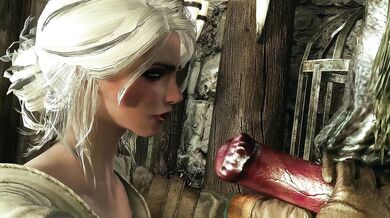 Ciri gets fucked by a giant monster in 'The Big Cock Demon'