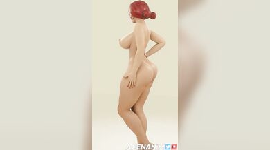 Triss Merigold's Sensual Stroll: A Dreamlike Animation of the Sexy Sorceress