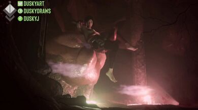 Lara Croft Fucked in the Ass and Impregnated in an Alien Breeding Pod