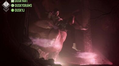 Lara Croft Fucked in the Ass and Impregnated in an Alien Breeding Pod