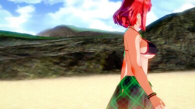 Mythical Transformation - Pyra and Mythra's Futanari Playtime