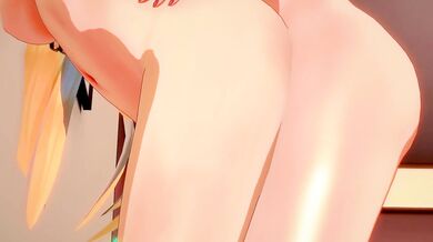 Mythical Transformation - Pyra and Mythra's Futanari Playtime