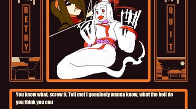 Ranbu Rumble Game Over Scene