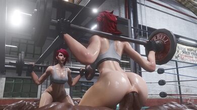 Punishing Pussy Workout [BlackedRaw][Pipho3D]