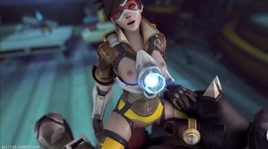 Fucking Tracer's Booty: Roadhog's Wet Dream