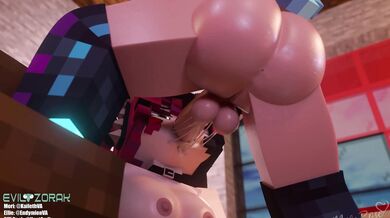 - Taken from behind while giving a blowjob - futa x female