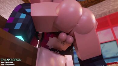 - Taken from behind while giving a blowjob - futa x female