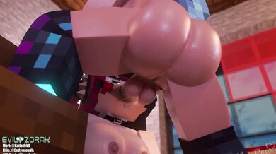 - Taken from behind while giving a blowjob - futa x female