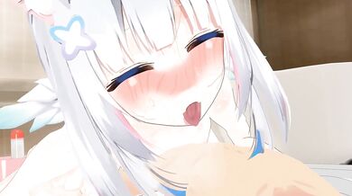 Nude Bubble Bath with Amane Kanata