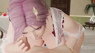 Lesbian Lust: Elise and Marie's Intimate Kissing Session from Both Perspectives Without Any Distracting Logos