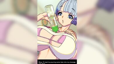 Big Boob Babe's Beach Bash with English Captions