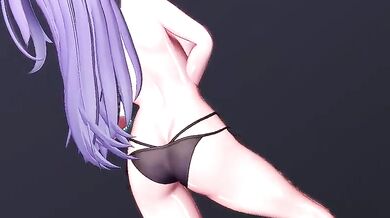 [MMD] Ayase Yuuka/SHAKE IT - A Lustful Invitation to Grind and Slide