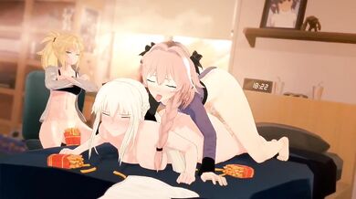 Best Boi Fucks Mom and Best Girl in Sound-Enhanced Threesome