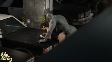 Claire's Anal Invaded by Mr. X [IckySticky]